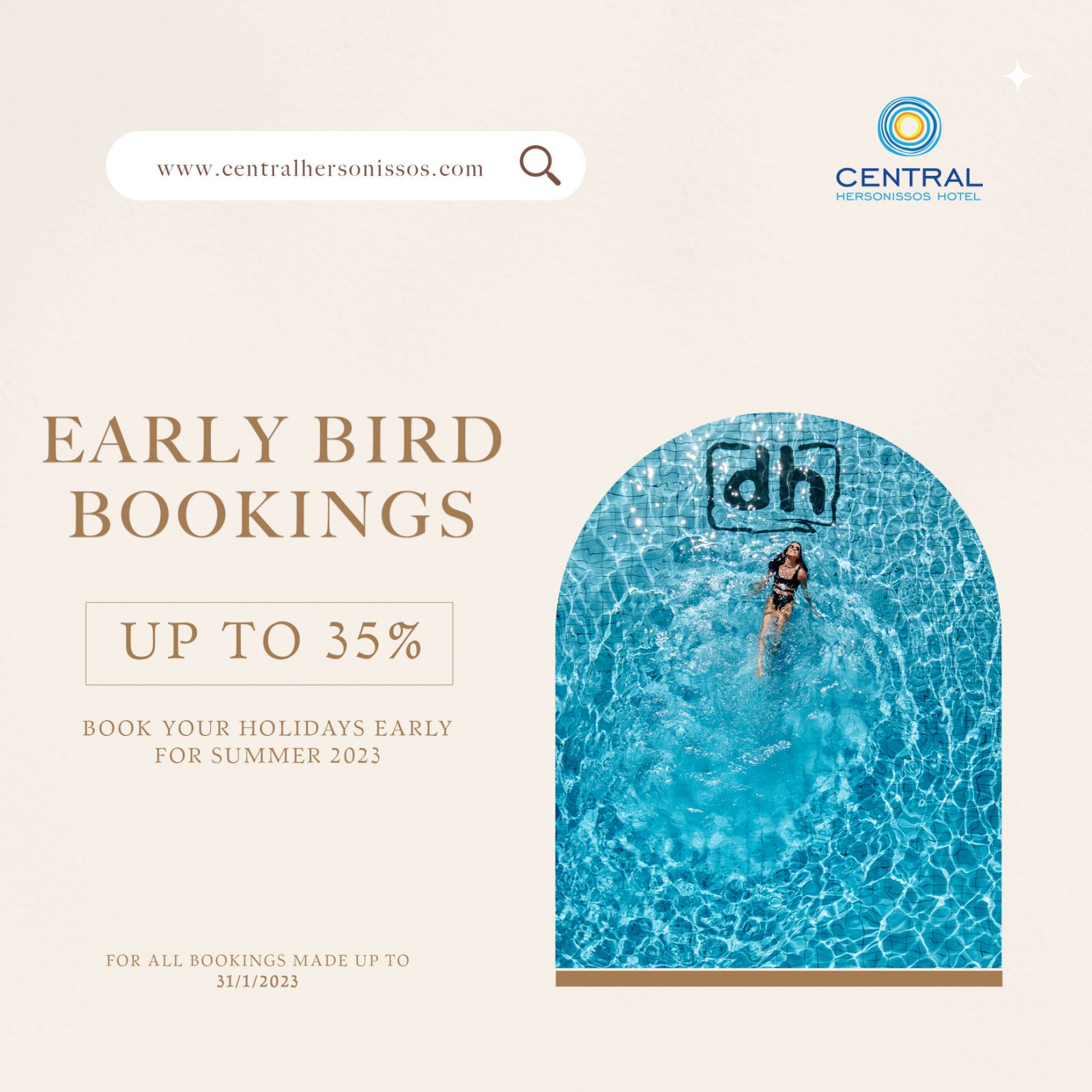 Central Hersonissos - Early booking discount